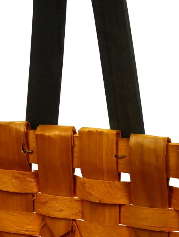 Корзина плетеная  28х23х16 см ручка h=15 см коричневый