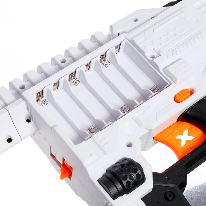 Бластер «Fast»,стреляет мягкими пулями, работает от батареек Бластер «Fast»,стреляет мягкими пулями, работает от батареек