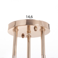 Люстра "Эбби" бп 3х40Вт Е27 Золото МОДЕЛЬ: 2612374 Люстра "Эбби" бп 3х40Вт Е27 Золото МОДЕЛЬ: 2612374