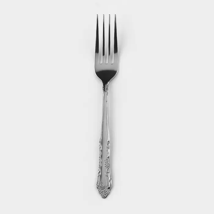 Вилка столовая Доляна &laquo;Соня&raquo;, длина 18 см, толщина 1.2 мм, серебристая