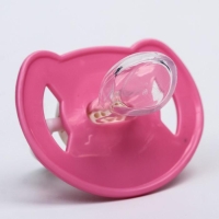 Соска - пустышка силиконовая ортодонтическая «Ракушка», от 6 мес., цвет розовый Соска - пустышка силиконовая ортодонтическая «Ракушка», от 6 мес., цвет розовый