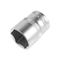 Головка торцевая шестигранная ТУНДРА, под квадрат 1/2", 23 мм, CrV Головка торцевая шестигранная ТУНДРА, под квадрат 1/2", 23 мм, CrV