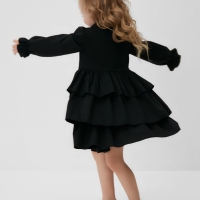 Платье для девочки MINAKU цвет чёрный, рост 104 см