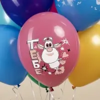 Воздушные шары латексные 12" &laquo;Буба&raquo;, 25 шт., МИКС
