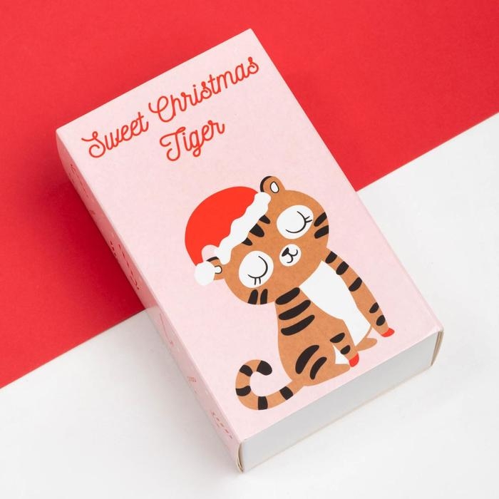 Набор новогодних носков Крошка Я &laquo;Тигруля&raquo;, 4 пары, 8-10 см