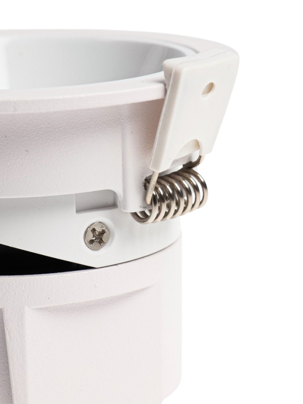 Светильник светодиодный встраиваемый, поворотный, 6Вт, 4000К, с драйвером, D75, белый