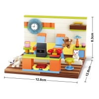 Конструктор &laquo;Весна. Кафе и зверята&raquo;, 130 деталей