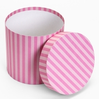 Шляпная коробка, полосы , 20 х 20 см Шляпная коробка, полосы , 20 х 20 см