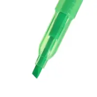 Маркер-текстовыделитель скошенный 5 мм, зелёный