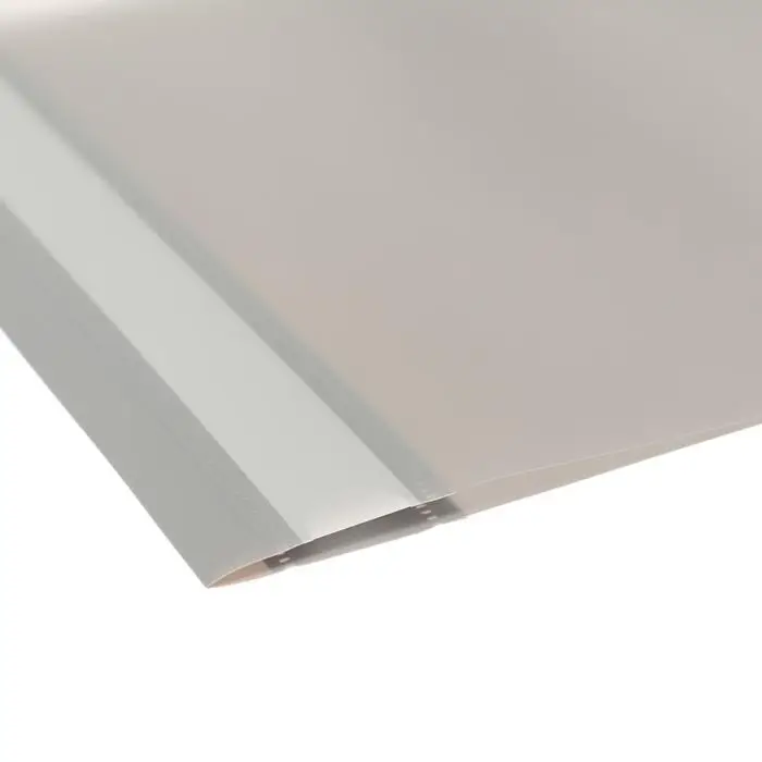 Папка-скоросшиватель Calligrata, А5, 180 мкм, серая с прозрачным верхом