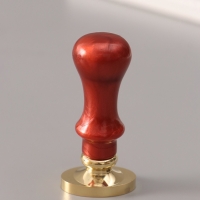 Печать для сургуча с пластиковой ручкой "Жуткая любовь" 6,3х3х2 см