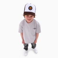 Кепка детская для мальчика Wild west, цвет коричневый, р-р 52-54, 5-7 лет