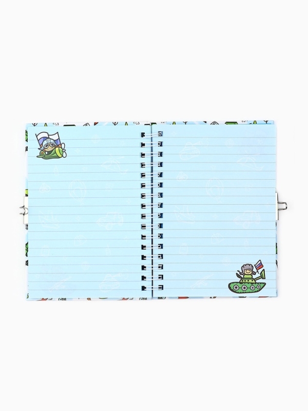 Блокнот на замочке А6, 50 листов в твердой обложке &laquo;Лучший во всём&raquo;