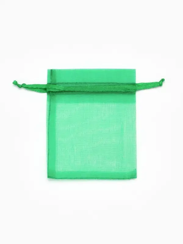 Набор мешочков подарочных 100шт. , 7*9 см, цвет тёмно-зелёный (1716477)