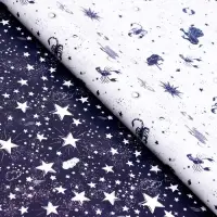 Бумага упаковочная глянцевая двухсторонняя &laquo;Небесные истории&raquo;, 0.5&times;0.7 м,80 г/м