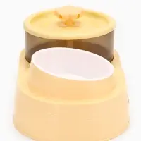 Фонтан для животных с миской, 34&times;17.5&times;11.5 см, бежевый