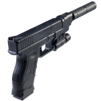 Пистолет "Торпеда 2.0" с лазером и глушителем