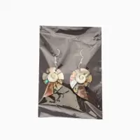 Серьги "Морская ракушка" ракушка 5,5х2 см