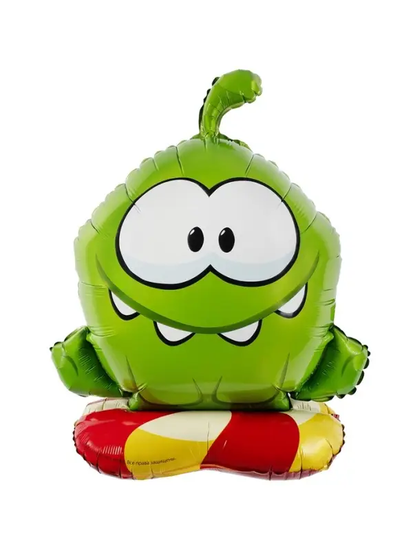 Воздушный шар фольгированный 3D 30" "Ам Ням" под воздух