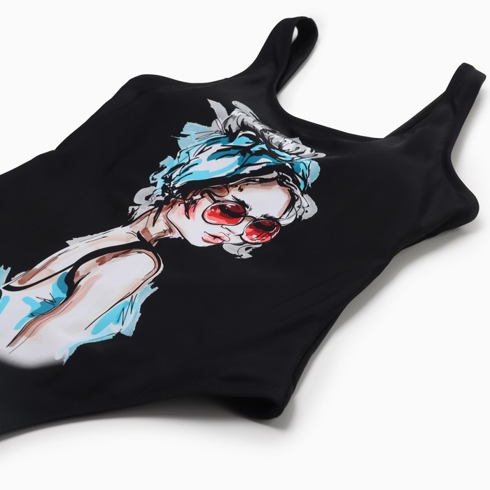 Купальник женский слитный MINAKU с принтом, размер 48 Купальник женский слитный MINAKU с принтом, размер 48