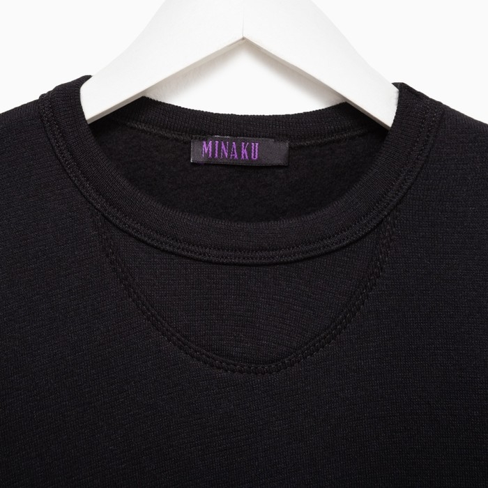 Термобелье для мальчика (лонгслив, легинсы) цвет чёрный, рост 140