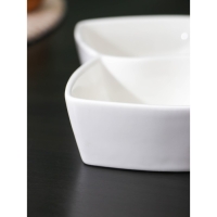 Менажница фарфоровая 5 ячеек BellaTenero, 25&times;25 см, цвет белый