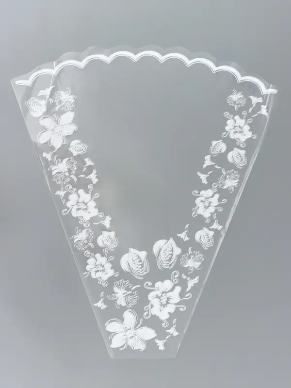 Пакет цветочный Конус &laquo;Елена&raquo; рисунок 50&times;60 см