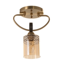 Люстра "Океан" 1х40Вт Е27 латунь 22х15х28см Люстра "Океан" 1х40Вт Е27 латунь 22х15х28см