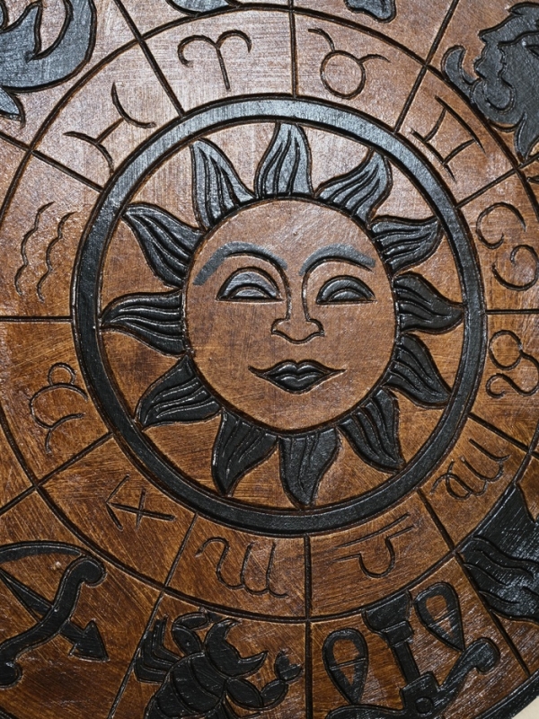 Панно резное МДФ Панно резное МДФ "Гороскоп", 40х40х0,6 см