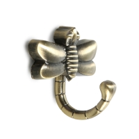 Крючок мебельный CAPPIO DRAGONFLY, однорожковый, цвет бронза