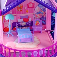 Кукольный дом &laquo;Тёмный домик&raquo;, 2 куклы, мебель, аксессуары