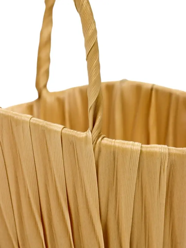 Корзина пластик 16 х 19 х 10 см, ручка__ бежевый