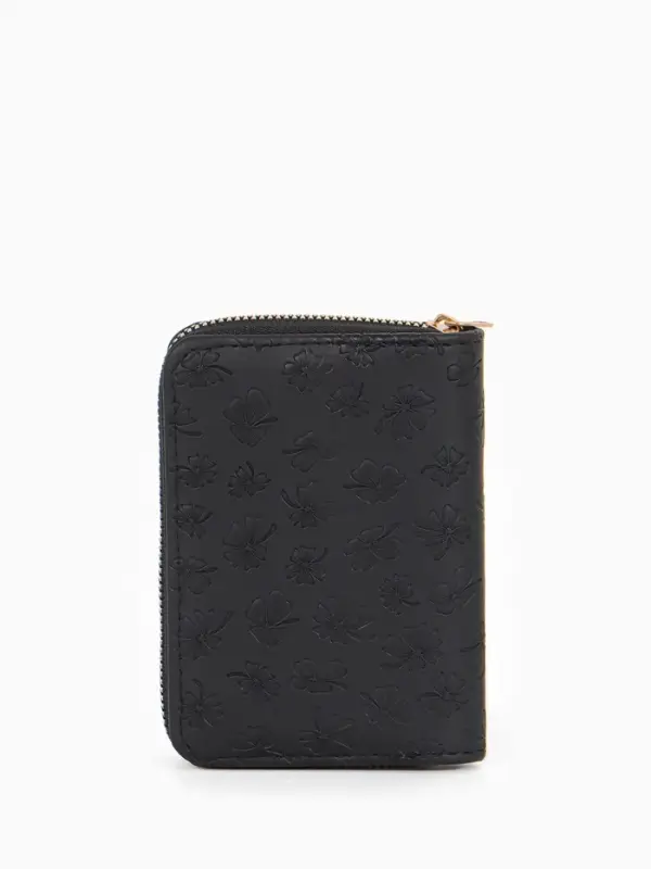 Кошелек жен 07-01-01 Июнь2526, 13*2*9 см, 2 отд+отд/молн, д/карт,черный