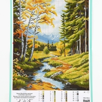 Вышивка крестиком 35х45 см "Природа"