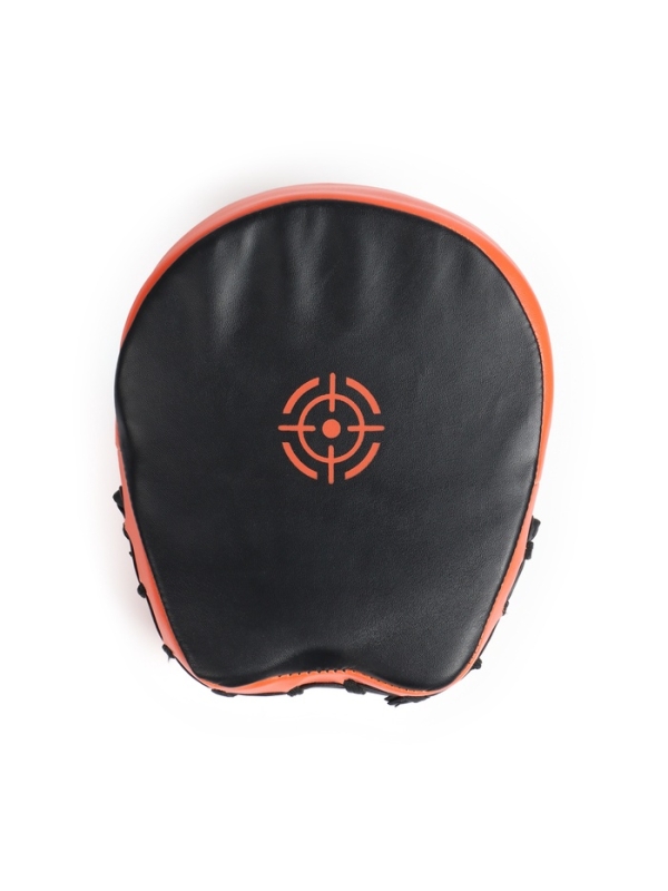 Лапы боксерские мини (тактические) FIGHT EMPIRE, PUNCH, чёрно-оранжевые, пара