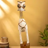 Сувенир &laquo;Попугай&raquo;, 12&times;12&times;65 см, дерево