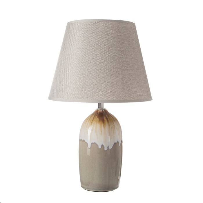 Настольная лампа с абажуром RISALUX «Сканди», Е14, 40 Вт, 25×25×40 см Настольная лампа с абажуром RISALUX «Сканди», Е14, 40 Вт, 25×25×40 см