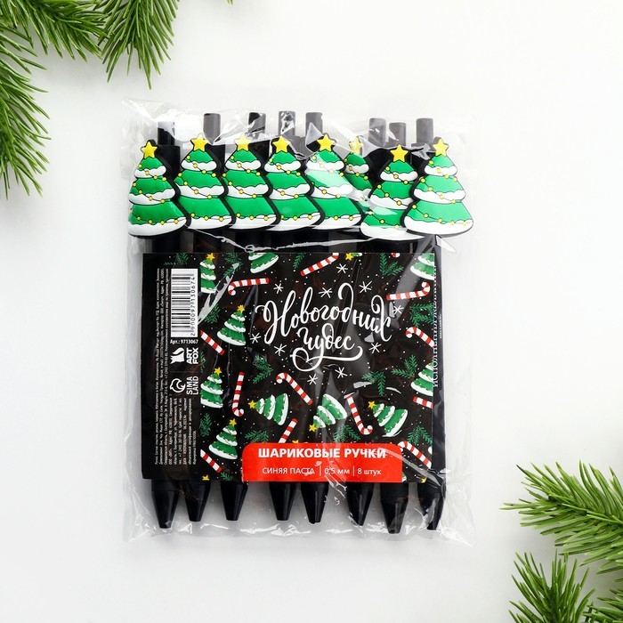 Ручка шариковая автоматическая &laquo;Новый год: Новогодних чудес&raquo;