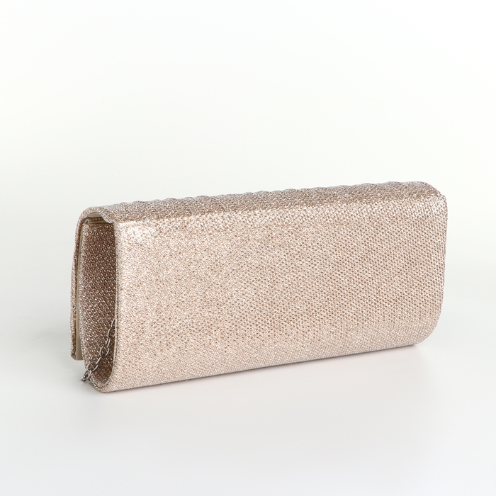 Сумка-клатч на магните, длинная цепь, цвет золотой Сумка-клатч на магните, длинная цепь, цвет золотой