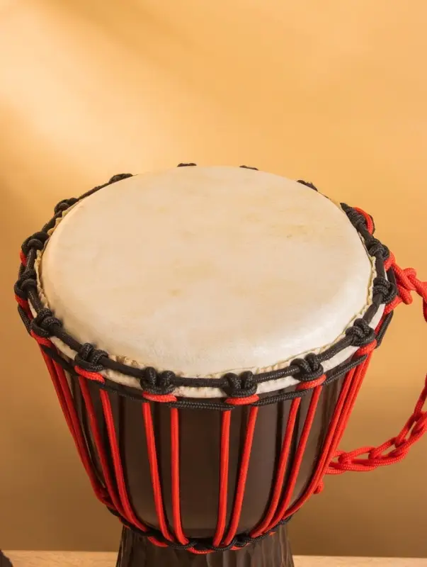 Сувенирный музыкальный инструмент "Барабан Джембе" махагон, 23х23х40 см