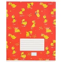 Тетрадь 12л кл Забавные утята, обл карт, МИКС