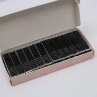 Кусачки книпсер маникюрные, 5.5 см, в коробке, цвет чёрный, серебристый