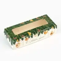 Коробка складная &laquo;С Новым годом!&raquo;, 17 х 7 х 4 см