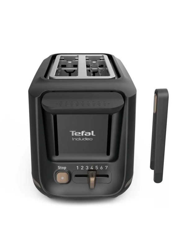 Тостер Includeo TT533811, с поддоном для крошек, черный