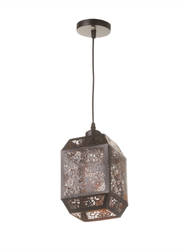 Светильник "Кэлшот" (Бабочки) 1х40Вт Е27 черный 13х13х20+100см