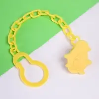 Держатель для соски - пустышки, на цепочке, цвет МИКС