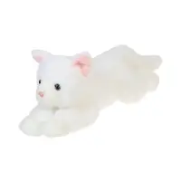 Мягкая игрушка "Ленивый котик" цвет белый, 49 см