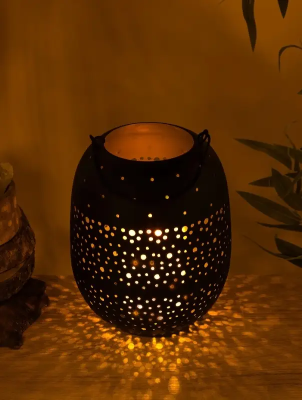 Подсвечник "Сито" 18х18х21 см, металл