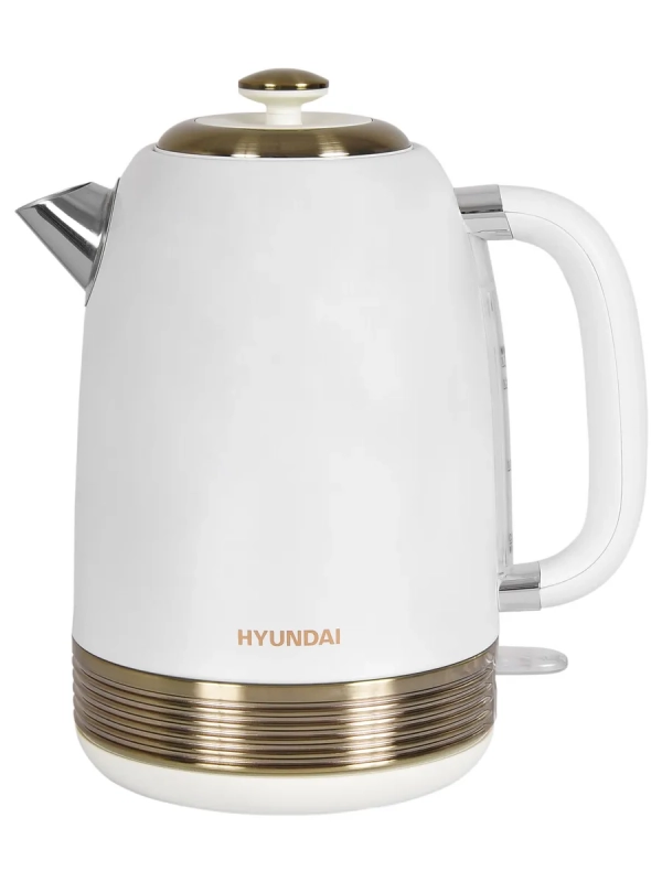 Чайник HYK-S4500 1.7л. 2200Вт жемчужный, золотистый