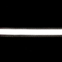 Светоотражающая лента-стропа, 10 мм, 5 &plusmn; 1 м, цвет чёрный